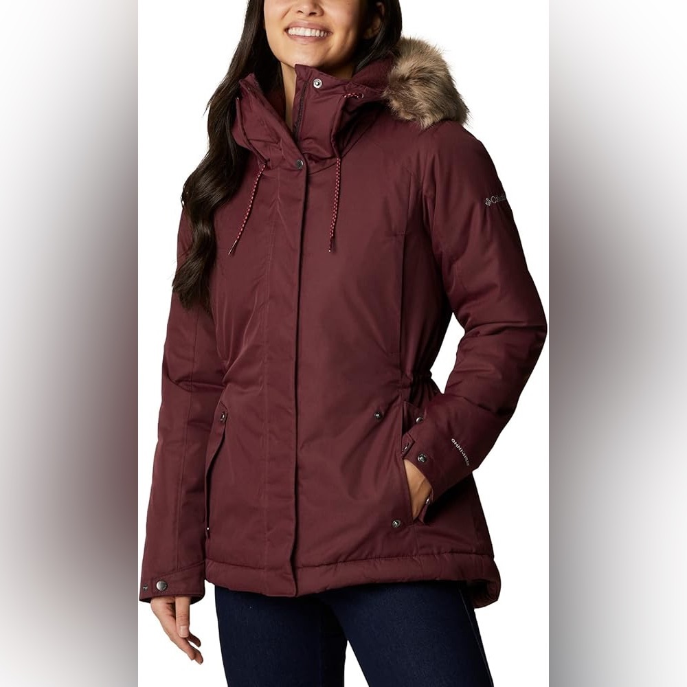 NWT Women’s Columbia Suttle Mountain II Insulated Jacket in Malbec Sz Small